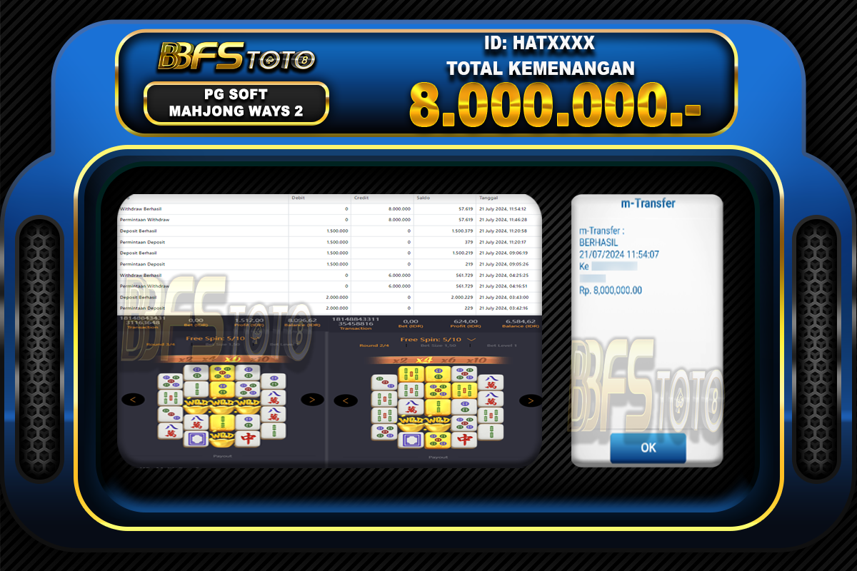 MAHJONG WAYS 2 – BUKTI JACKPOT BBFSTOTO