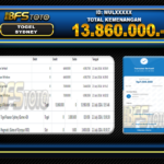 TOGEL SYDNEY – BUKTI JACKPOT BBFSTOTO