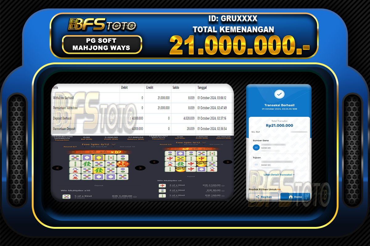 MAHJONG WAYS – BUKTI JACKPOT BBFSTOTO