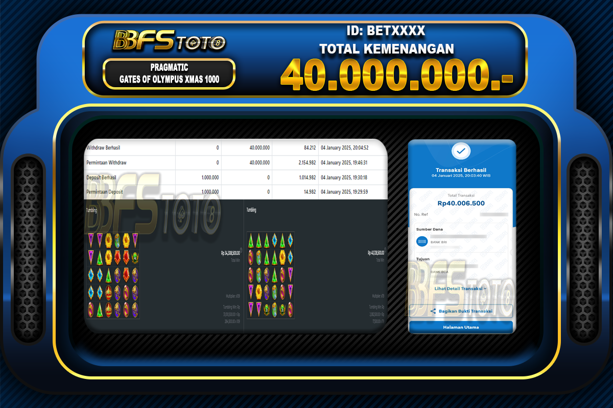 GATES OF OLYMPUS XMAS 1000 – BUKTI JACKPOT SLOT BBFSTOTO