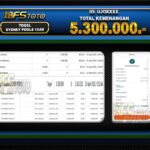 TOGEL SYDNEY POOLS  – BUKTI JACKPOT BBFSTOTO