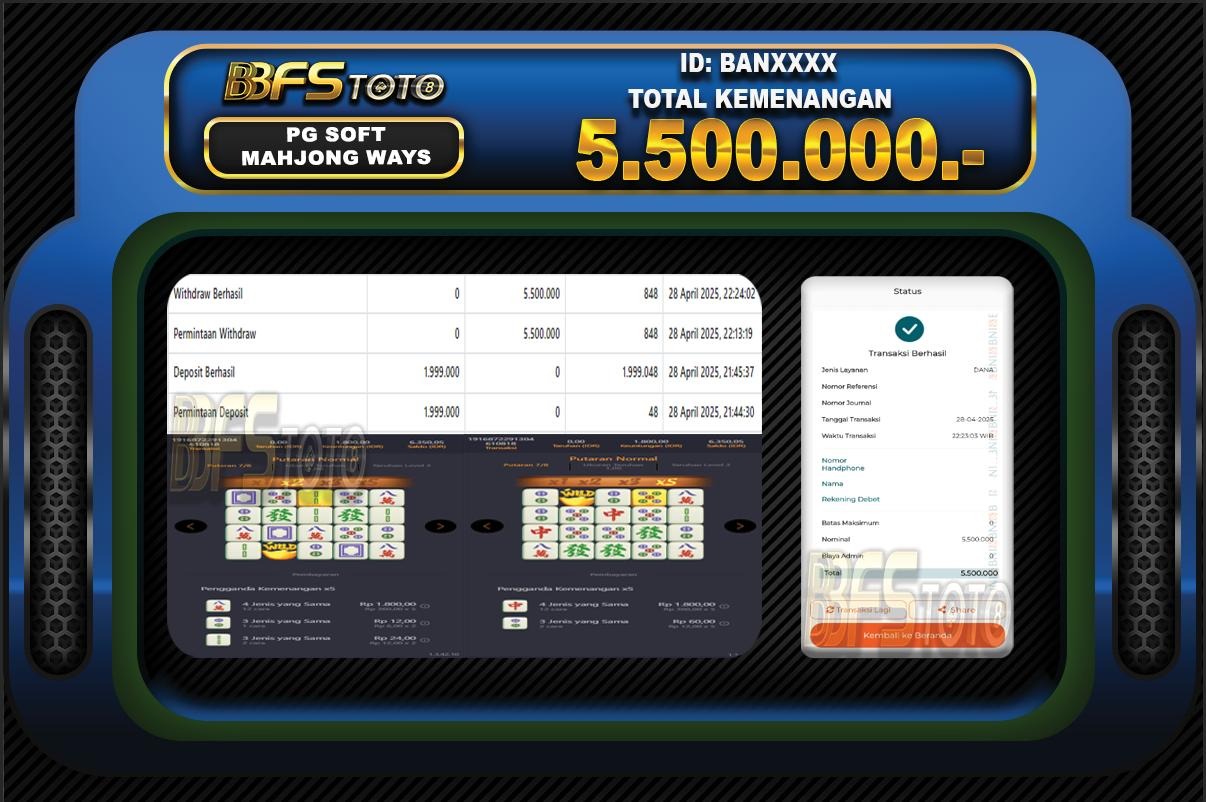 MAHJONG WAYS – BUKTI JACKPOT SLOT BBFSTOTO