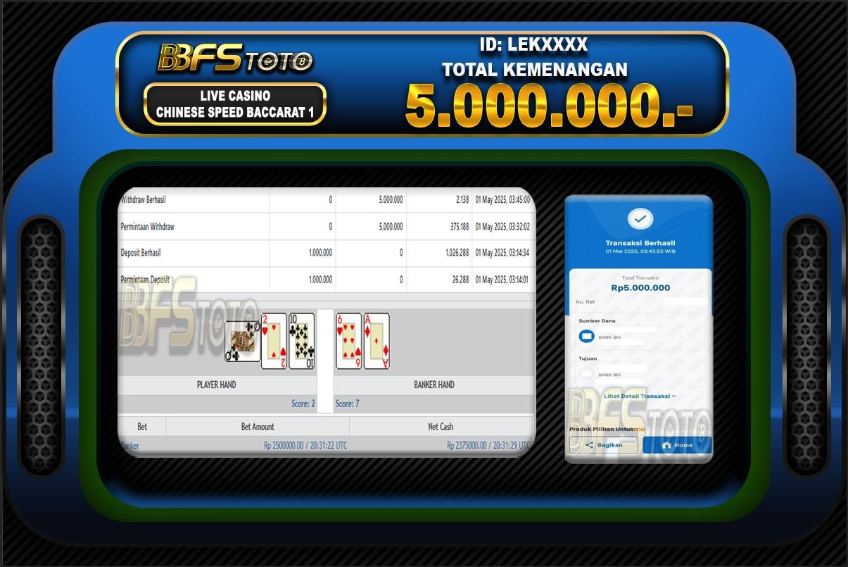 CHINESE SPEED BACCARAT 1 – BUKTI JACKPOT SLOT BBFSTOTO