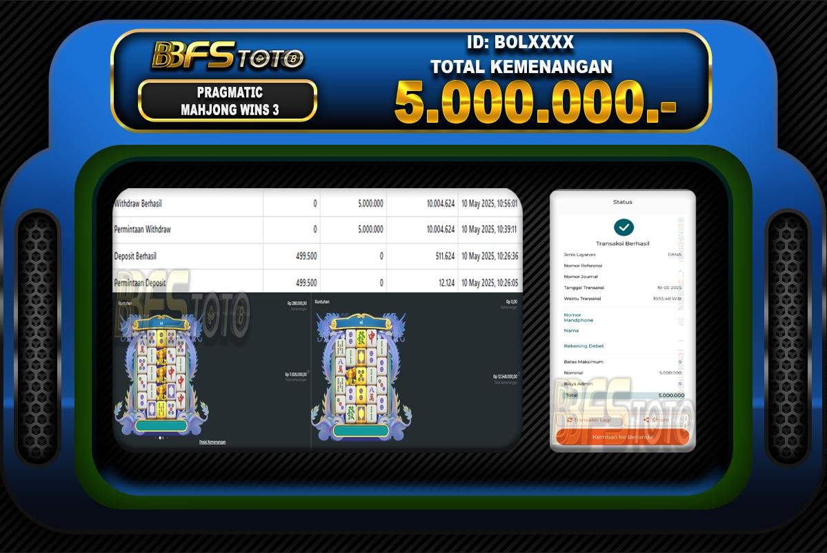 MAHJONG WINS 3 – BLACK SCATTER – BUKTI JACKPOT SLOT BBFSTOTO
