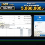 MEGA WHEEL – BUKTI JACKPOT SLOT BBFSTOTO