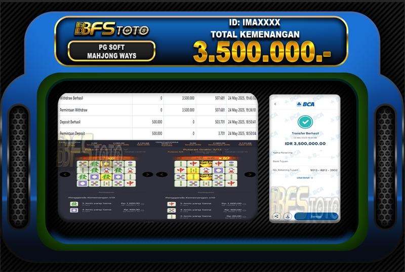 MAHJONG WAYS – BUKTI JACKPOT SLOT BBFSTOTO