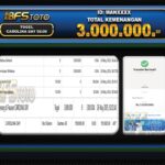 TOGEL CAROLINA DAY – BUKTI JACKPOT BBFSTOTO