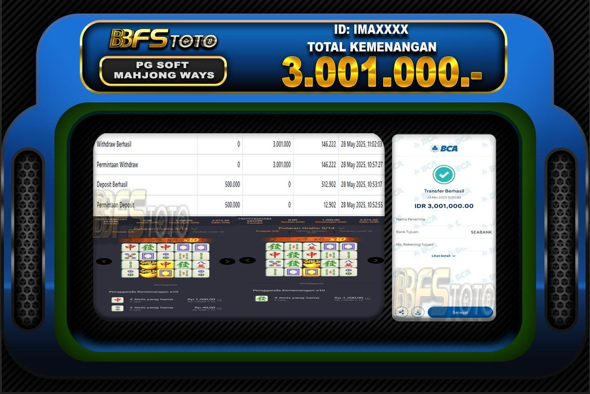 MAHJONG WAYS – BUKTI JACKPOT SLOT BBFSTOTO