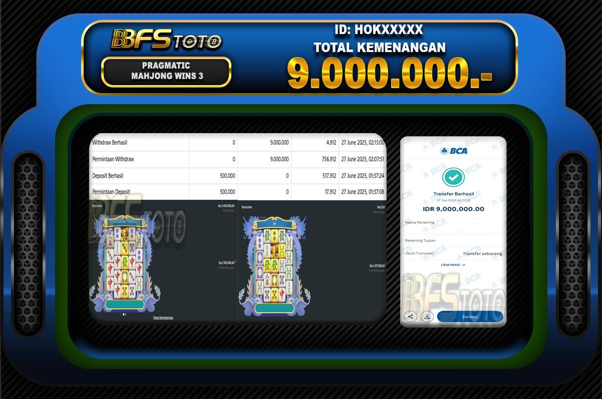 MAHJONG WINS 3 – BLACK SCATTER – BUKTI JACKPOT SLOT BBFSTOTO