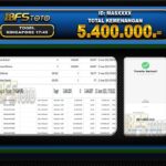 TOGEL PASARAN SINGAPORE  – BUKTI JACKPOT BBFSTOTO