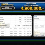 TOGEL PASARAN SINGAPORE  – BUKTI JACKPOT BBFSTOTO