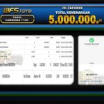 TOGEL CAMBODIA  – BUKTI JACKPOT BBFSTOTO