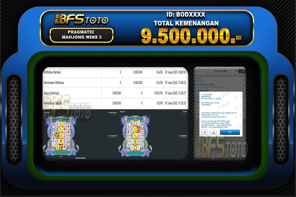 MAHJONG WINS 3 – BLACK SCATTER – BUKTI JACKPOT SLOT BBFSTOTO