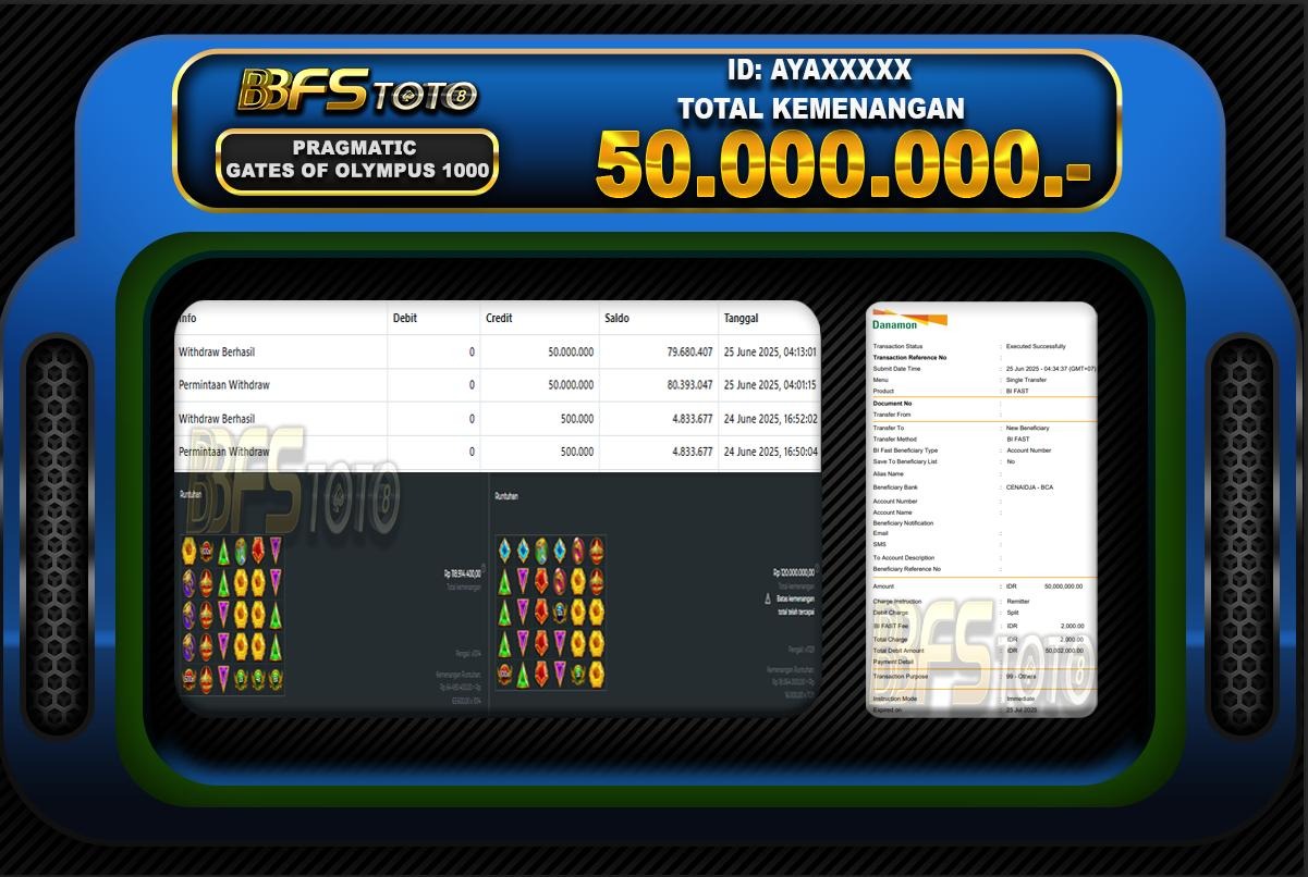 GATES OF OLYMPUS 1000 – BUKTI JACKPOT SLOT BBFSTOTO