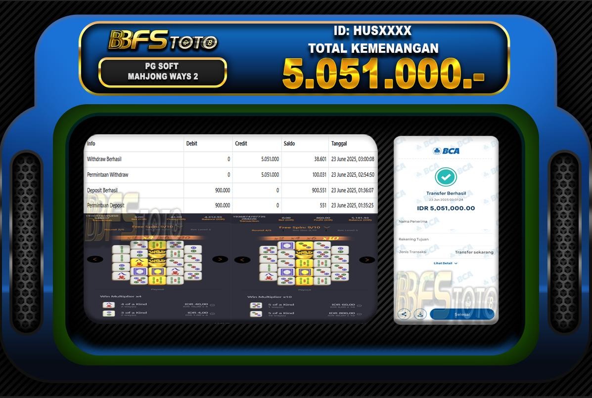 MAHJONG WAYS 2 – BUKTI JACKPOT BBFSTOTO