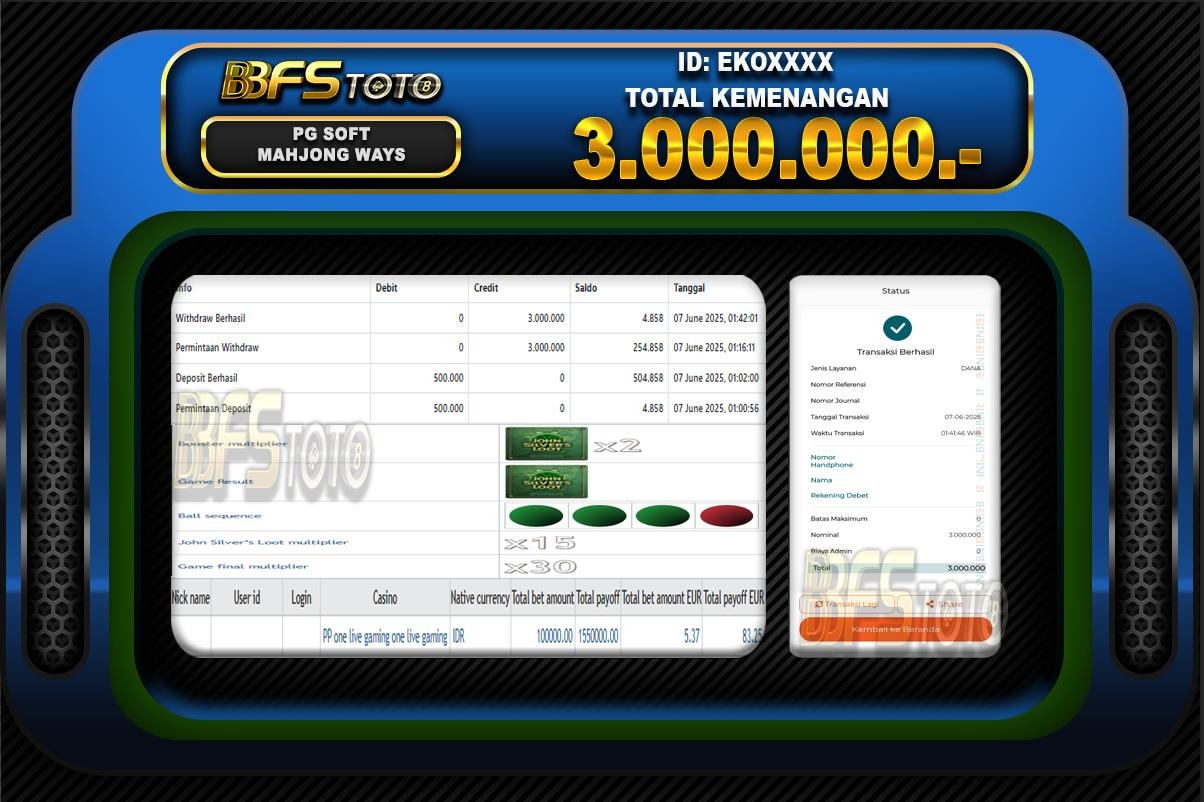 TREASURE ISLAND – BUKTI JACKPOT SLOT BBFSTOTO