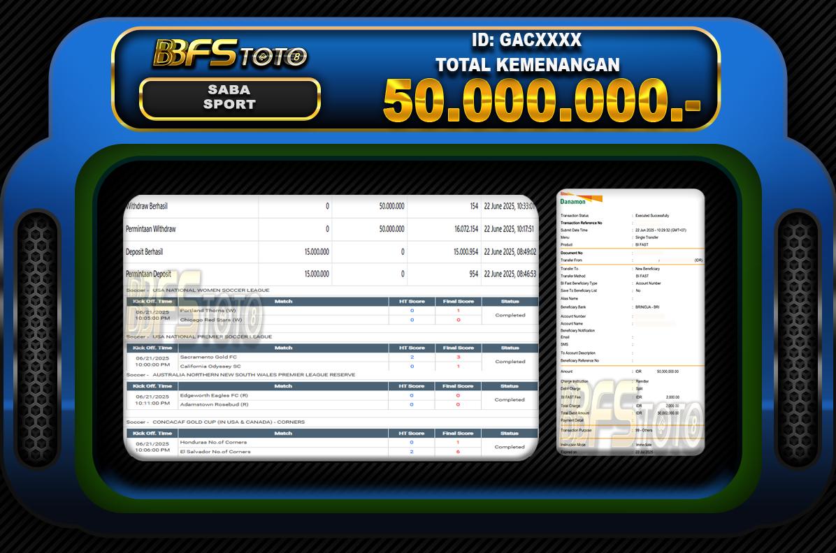 SABA SPORT – BUKTI JACKPOT SLOT BBFSTOTO