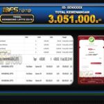 TOGEL HONGKONG LOTTO – BUKTI JACKPOT BBFSTOTO