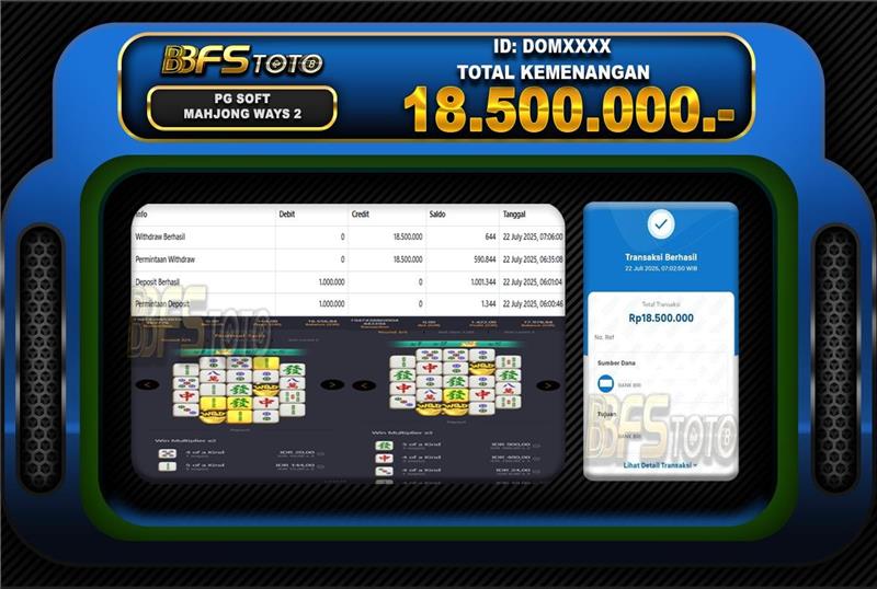 MAHJONG WAYS 2 – BUKTI JACKPOT BBFSTOTO