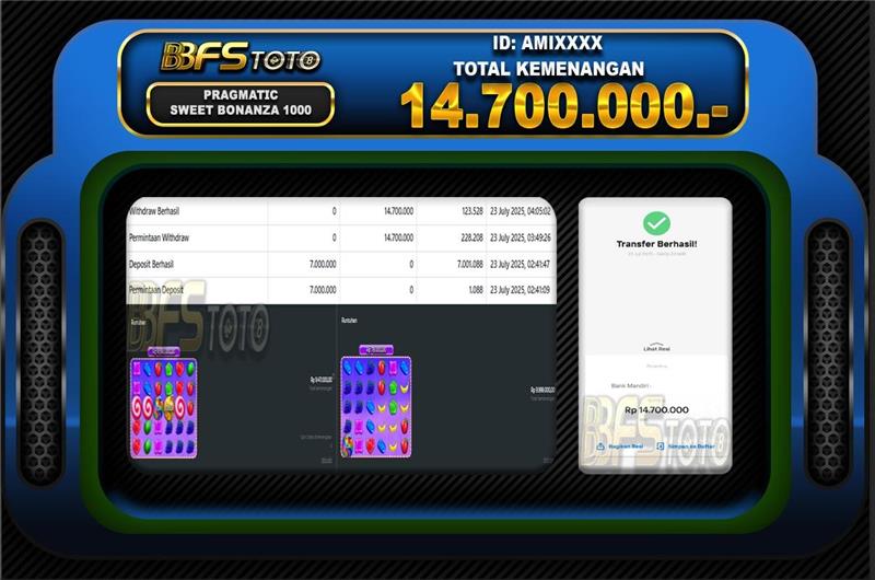 SWEET BONANZA 1000 – BUKTI JACKPOT SLOT BBFSTOTO