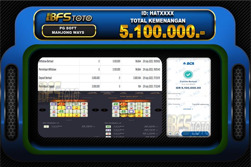 MAHJONG WAYS  – BUKTI JACKPOT BBFSTOTO