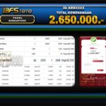 TOGEL PASARAN SINGAPORE  – BUKTI JACKPOT BBFSTOTO
